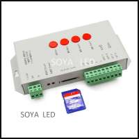 t1000s sd card led pixel controller for ws2812b ws2801 apa102 ws2811 ucs1903