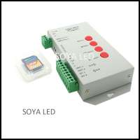 programmable sd card rgb led pixel controller 2048 pixels T1000s